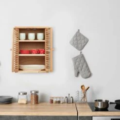 Petit Placard Mural En Bois De Noyer -Le Coin Bain Parfait Boutique c1ba097bc05a43a6be8198dc93b970ba