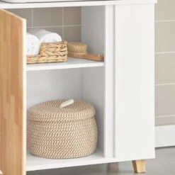 Meuble Sous Vasque BZR75-W -Le Coin Bain Parfait Boutique c5448335c7e1423eb520939eb48fde41