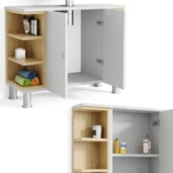 Salle De Bain Aquis Blanc/sonoma (2 él.) -Le Coin Bain Parfait Boutique c889b4c9c97f45f8b52f70aadd220536