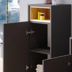 Chiffonnier Beatrice Antthracite/chêne -Le Coin Bain Parfait Boutique c9129a64794a408db4ee78434298eec8