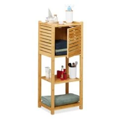 Étagère De Salle De Bain En Bambou -Le Coin Bain Parfait Boutique cb886dbe96254a7190dfd0c4735dc362