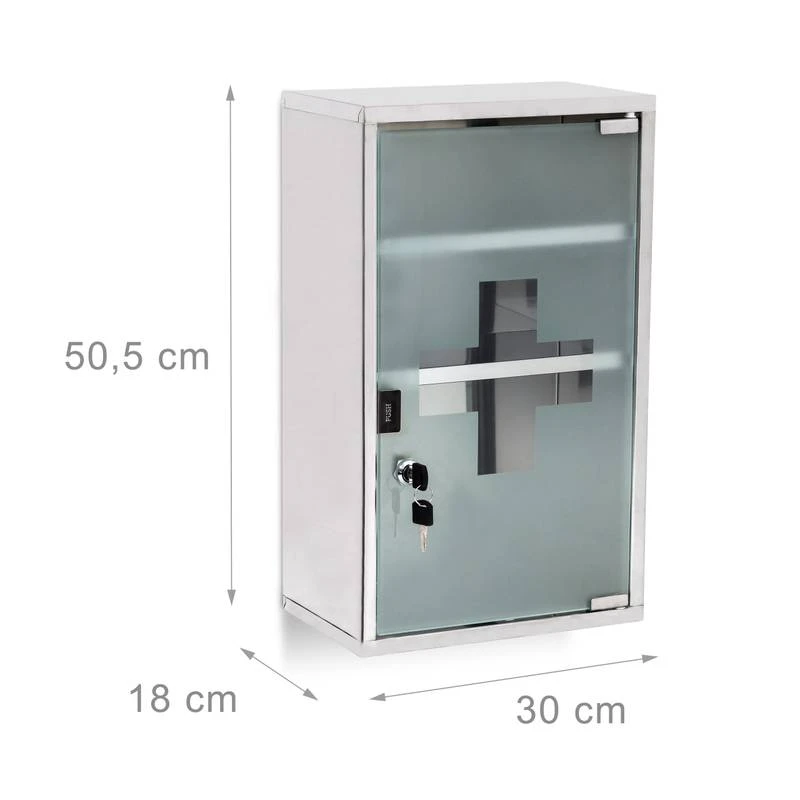 Armoire à Pharmacie EMERGENCY Acier Inox 7 Armoire à Pharmacie EMERGENCY Acier Inox – Image 7