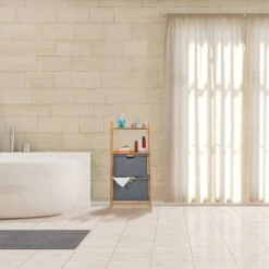 Étagère De Salle De Bain Avec Paniers -Le Coin Bain Parfait Boutique d6da2e46ec014c3bb28819bca0fa8021