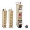 3xÉtagère Suspendue Tissu Armoire