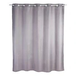 Wenko Rideau De Douche Comfort Flex -Le Coin Bain Parfait Boutique duschvorhang comfort flex webstoff grau 4557288