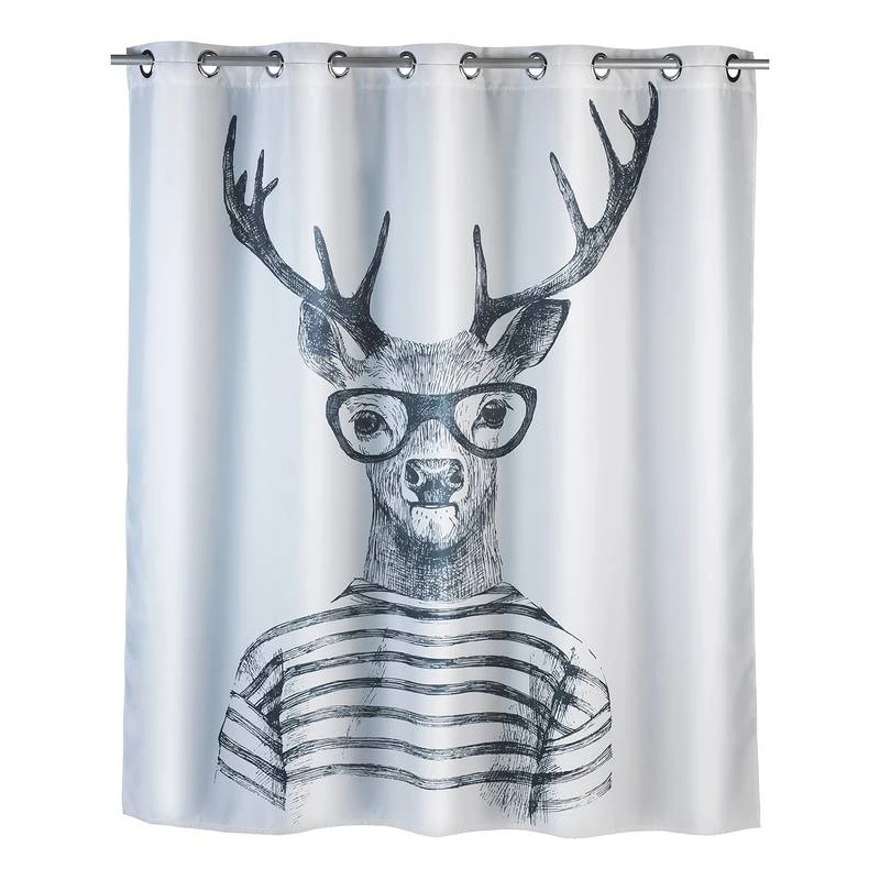 Wenko Rideau De Douche Mr. Deer Flex 1 Wenko Rideau De Douche Mr. Deer Flex