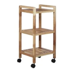 Meuble De Salle De Bain à Roulettes Bois -Le Coin Bain Parfait Boutique e16a15326c504d9487dc07693f03d1f1