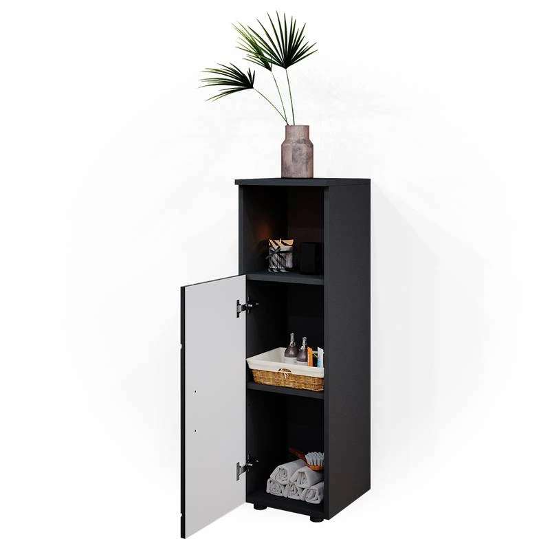 Chiffonnier Irma Anthracite Brillant 5 Chiffonnier Irma Anthracite Brillant â Image 5