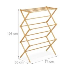 Étendoir Accordéon En Bambou Extensible -Le Coin Bain Parfait Boutique e2bea4f589bf4035af20d4123ffcda04