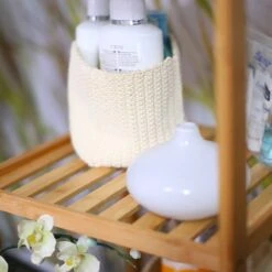 Étagère En Bambou Salle De Bain Colonne -Le Coin Bain Parfait Boutique e4598b759e6a4a098f576f3e26b10573