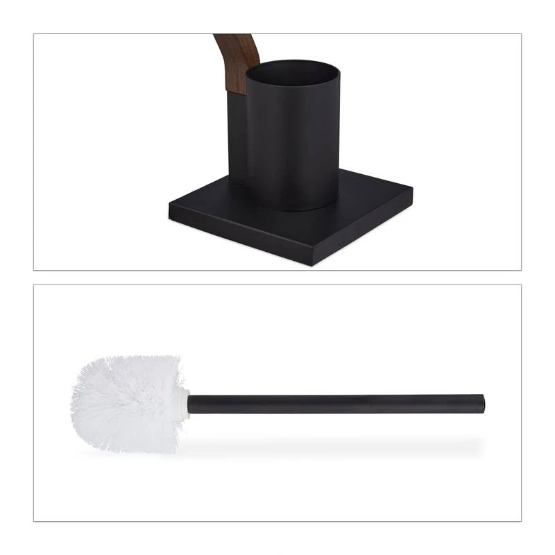 Brosse WC Et Dérouleur Papier Noir 6 Brosse WC Et Dérouleur Papier Noir – Image 6