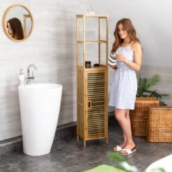 Armoire De Salle De Bain Bambou 5 étages -Le Coin Bain Parfait Boutique e4f5ea67a52347ac8ebc5a28b7a1fba6