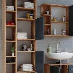 Armoire Haute Ilias Goldkraft -Le Coin Bain Parfait Boutique e58e2146fa6143d1a733fa546a5eae54