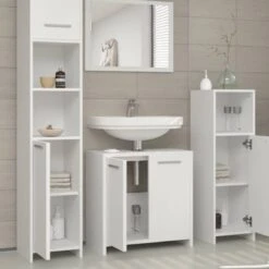 Meuble Sous-lavabo Kiko Blanc -Le Coin Bain Parfait Boutique e5d77d81f93c40b5bcae5e2ebe730e42