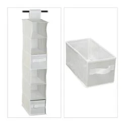 3xÉtagère Suspendue Tissu Armoire -Le Coin Bain Parfait Boutique e6219508f99d4215b0f2699fc32268b7