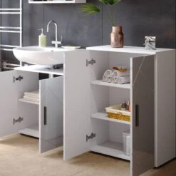 Armoire Irma Blanc Brillant -Le Coin Bain Parfait Boutique e9869d66aa534900a96fbc608f9b92af