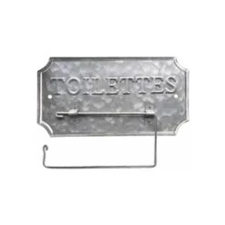 Support Papier Toilette Ancien En Zinc