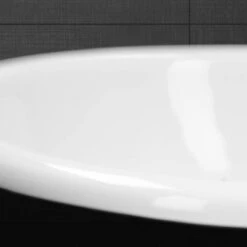 Lavabo Ovale 49x195x405 Cm Blanc -Le Coin Bain Parfait Boutique ee54a4ba0acb4b3cb3edbd94b7365edb