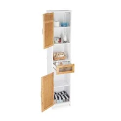 Armoire Salle De Bain 2 Portes 1 Tiroir