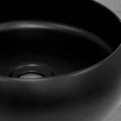 Lavabo Ø35x30cm Noir En Céramique -Le Coin Bain Parfait Boutique fd5f2c1d26aa4d7e80728daf70e737cc