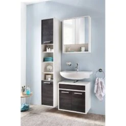 Armoire De Toilette Manado -Le Coin Bain Parfait Boutique haengeschrank manado kiefer dekor 5045688