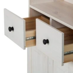 Armoire Haute Senna I -Le Coin Bain Parfait Boutique hochschrank senna ii kiefer massiv weiss havanna 299554