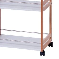 Desserte Alvin -Le Coin Bain Parfait Boutique rollwagen alvin bambus weiss lackiert 300430