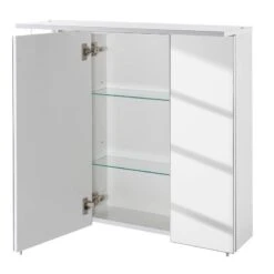 Armoire Avec Miroir Genf I -Le Coin Bain Parfait Boutique spiegelschrank genf weiss glanz 3513953