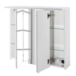 Armoire Avec Miroir Genf I -Le Coin Bain Parfait Boutique spiegelschrank genf weiss glanz 3513957