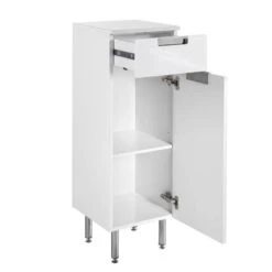Armoire Basse Romana -Le Coin Bain Parfait Boutique unterschrank romana hochglanz weiss 4560444