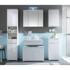 Meuble Sous-vasque Larado -Le Coin Bain Parfait Boutique waschbeckenunterschrank larado hochglanz weiss weiss 4671552