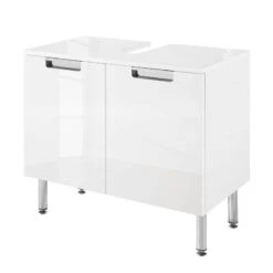 Meuble Sous Vasque Romana -Le Coin Bain Parfait Boutique waschbeckenunterschrank romana hochglanz weiss 3328369